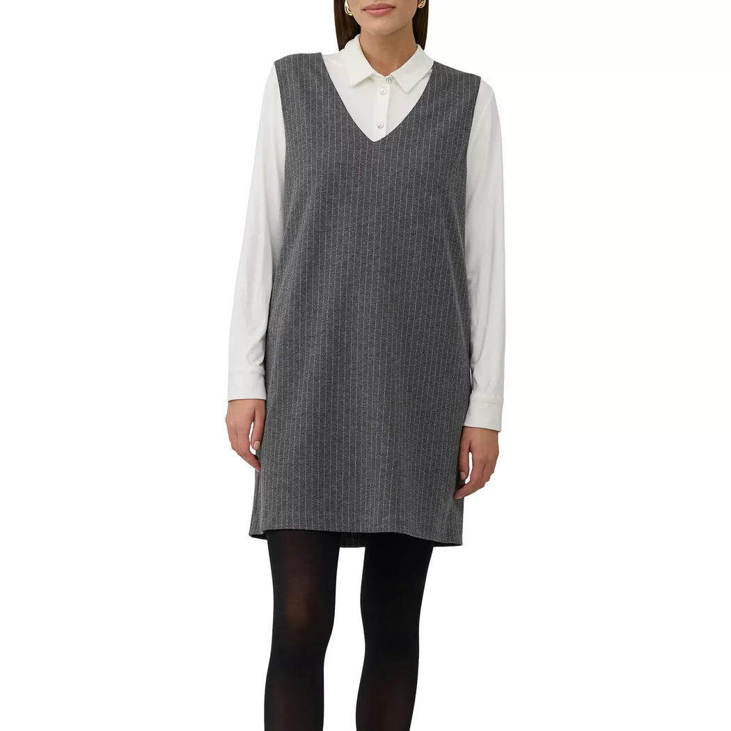 S. Oliver Black Label - Kleid, für Damen, Dunkelgrau, Größe 44