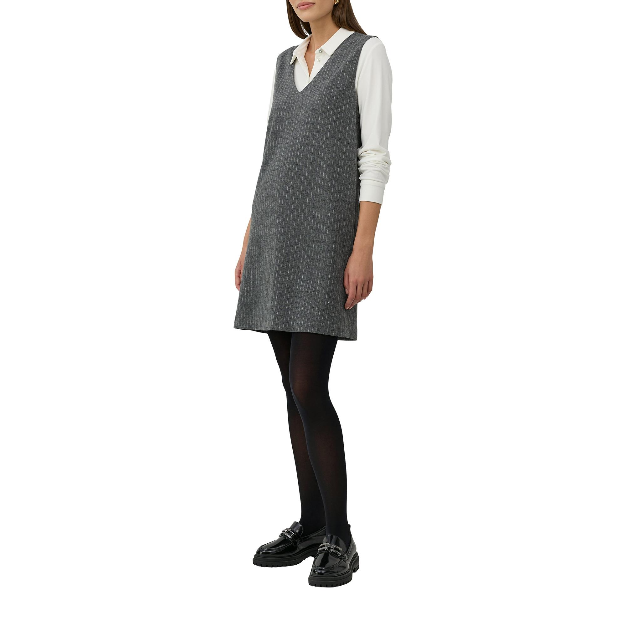 S. Oliver Black Label Robe sans manches A-Line à fines rayures  