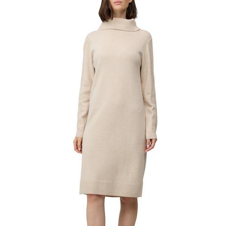 S. Oliver Black Label Rollkragen Ajour Strick Midikleid  