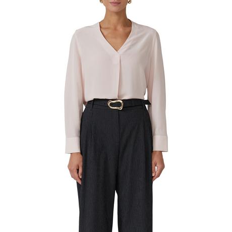 S. Oliver Black Label Semitransparente Tunika Bluse  