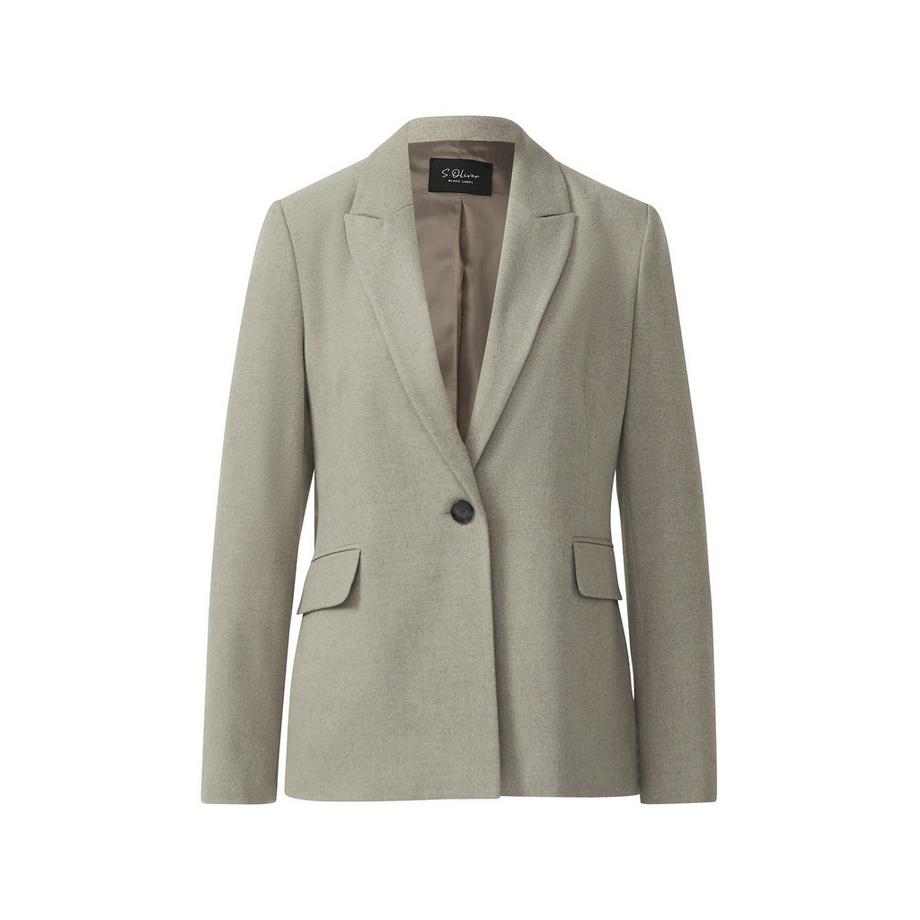 S. Oliver Black Label Flanell Taillierter Blazer  
