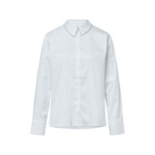 Comma Camicetta con Colletto a Camicia con Strass  