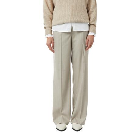 Comma Nadelstreifen Wide Leg Hose  