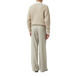 Comma Nadelstreifen Wide Leg Hose  