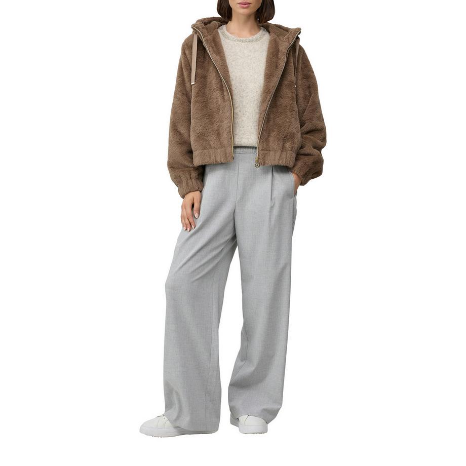 S. Oliver Black Label Kapuzenjacke Teddy  