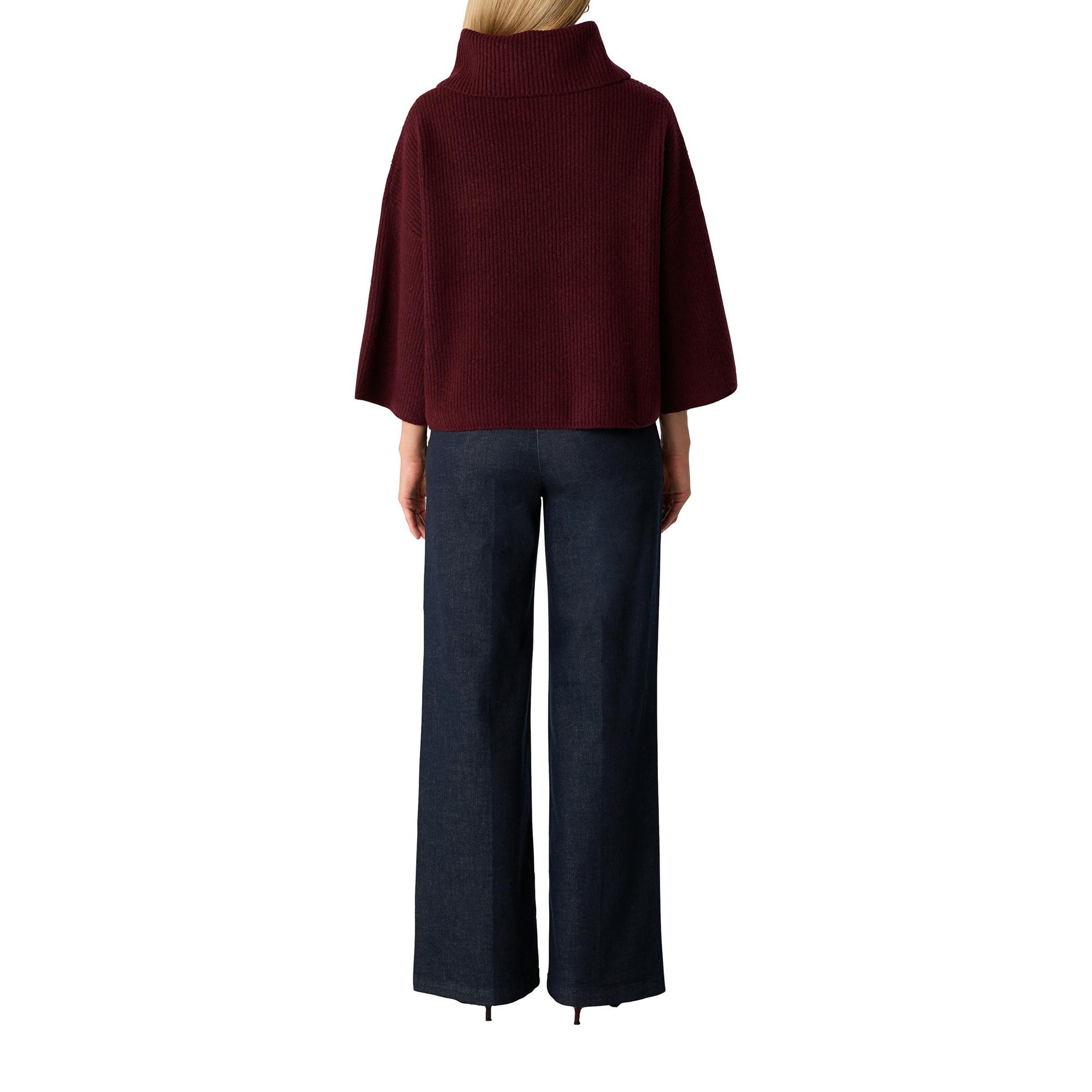 Comma Poncho Col Cascade  