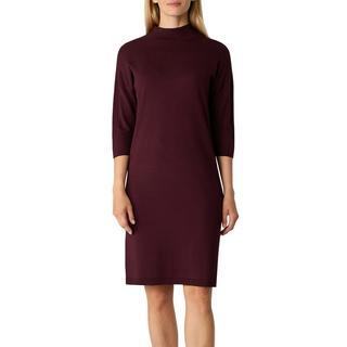 Comma Robe Midi Mock Neck Coupe Ajustée  