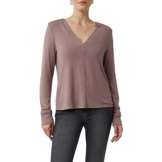 Comma Langarm V-Ausschnitt T-Shirt  