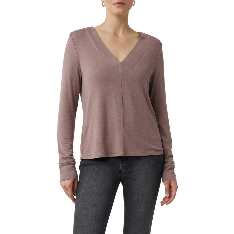 Comma T-shirt Manches Longues Col V  