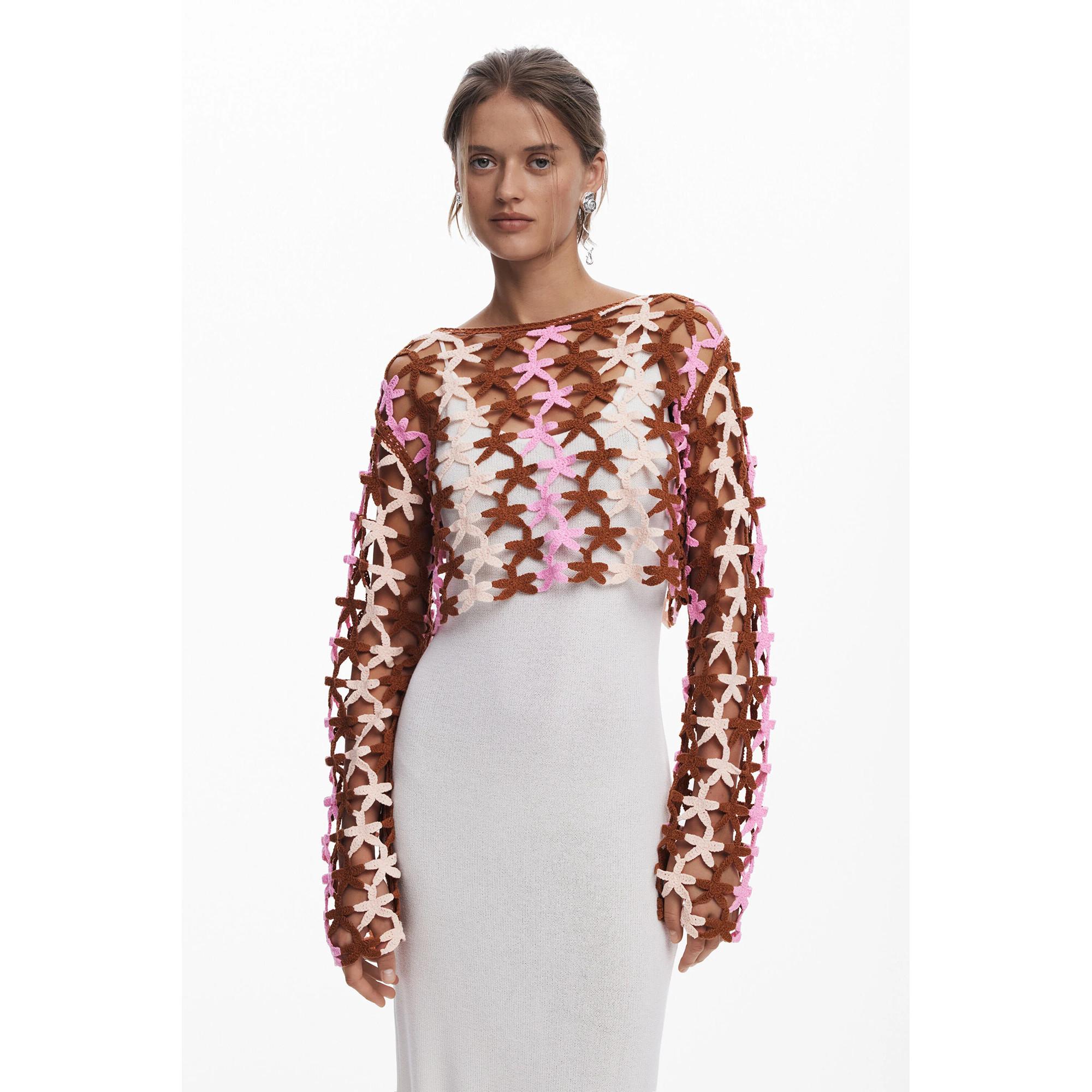 Desigual Abito all'uncinetto  