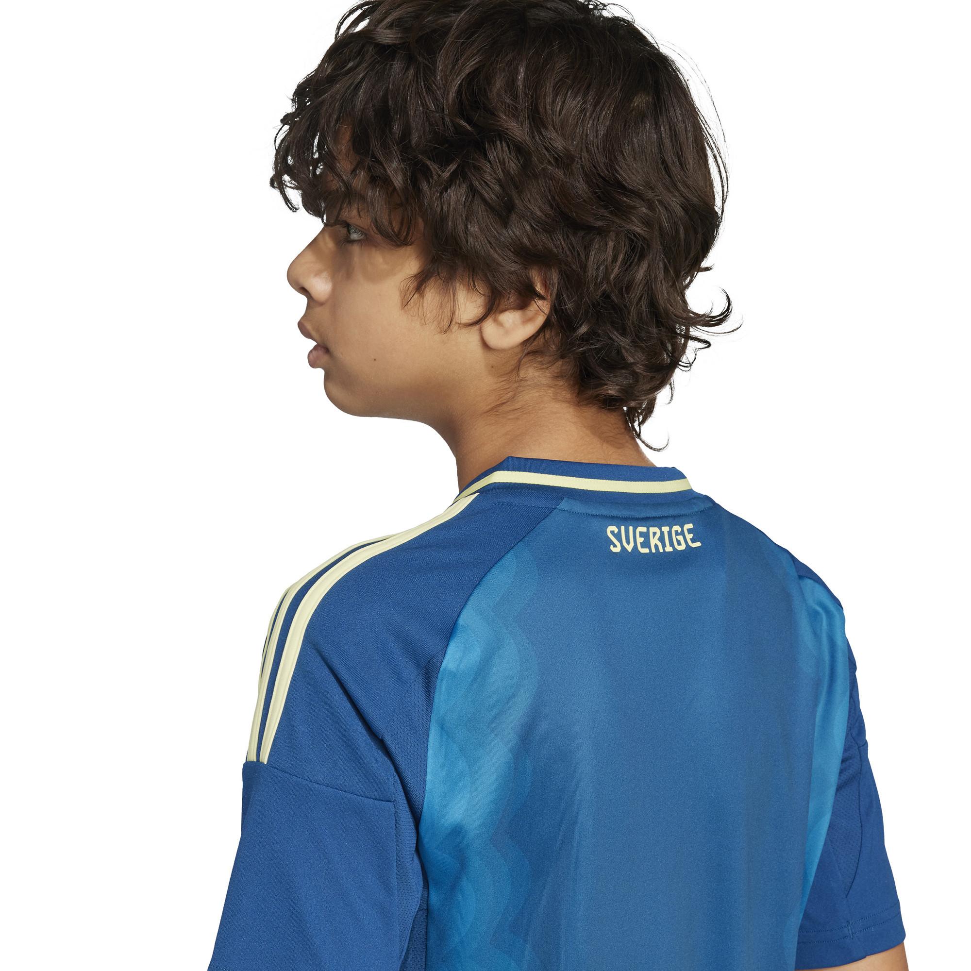 adidas Kids Schweden Away Fussball Trikot 