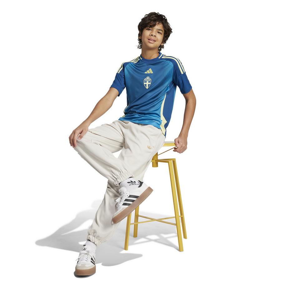 adidas Kids Schweden Away Fussball Trikot 
