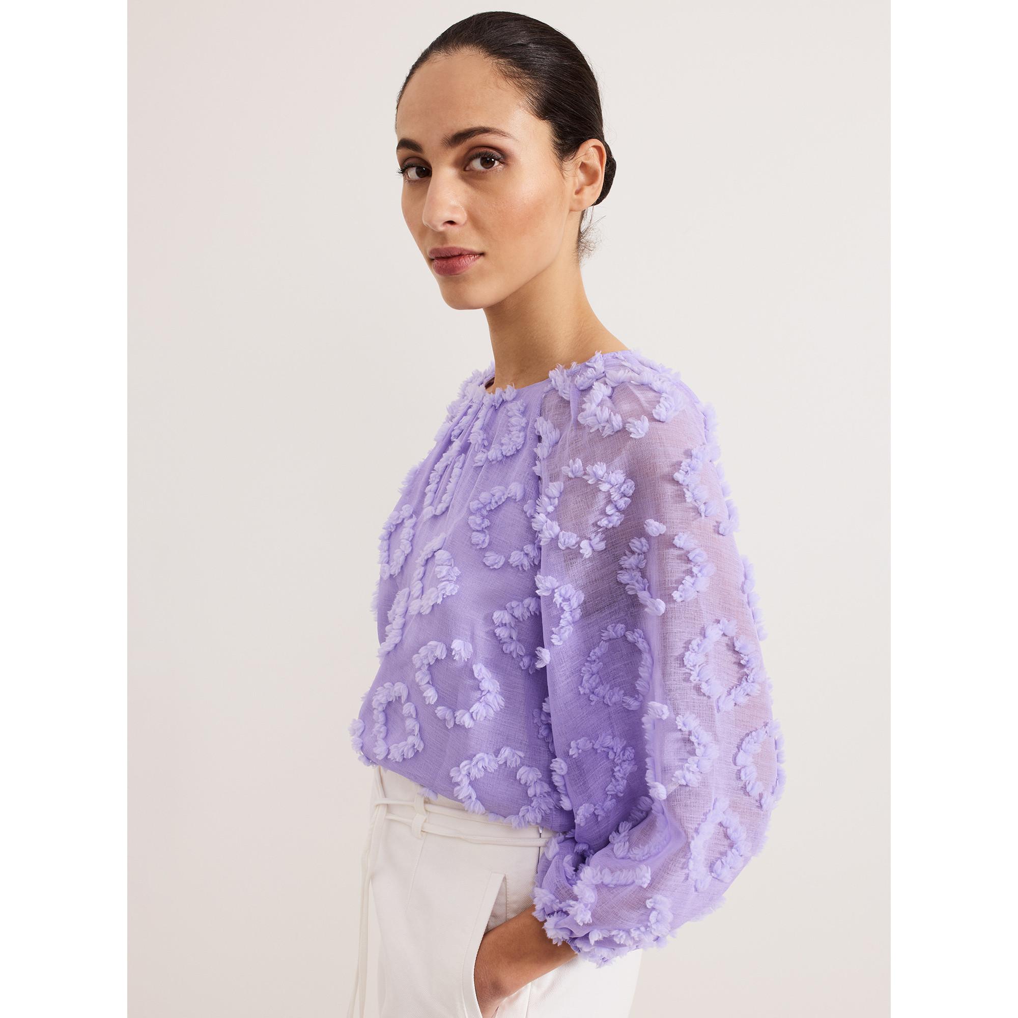 Phase Eight Shayla Diamantmuster Bluse  