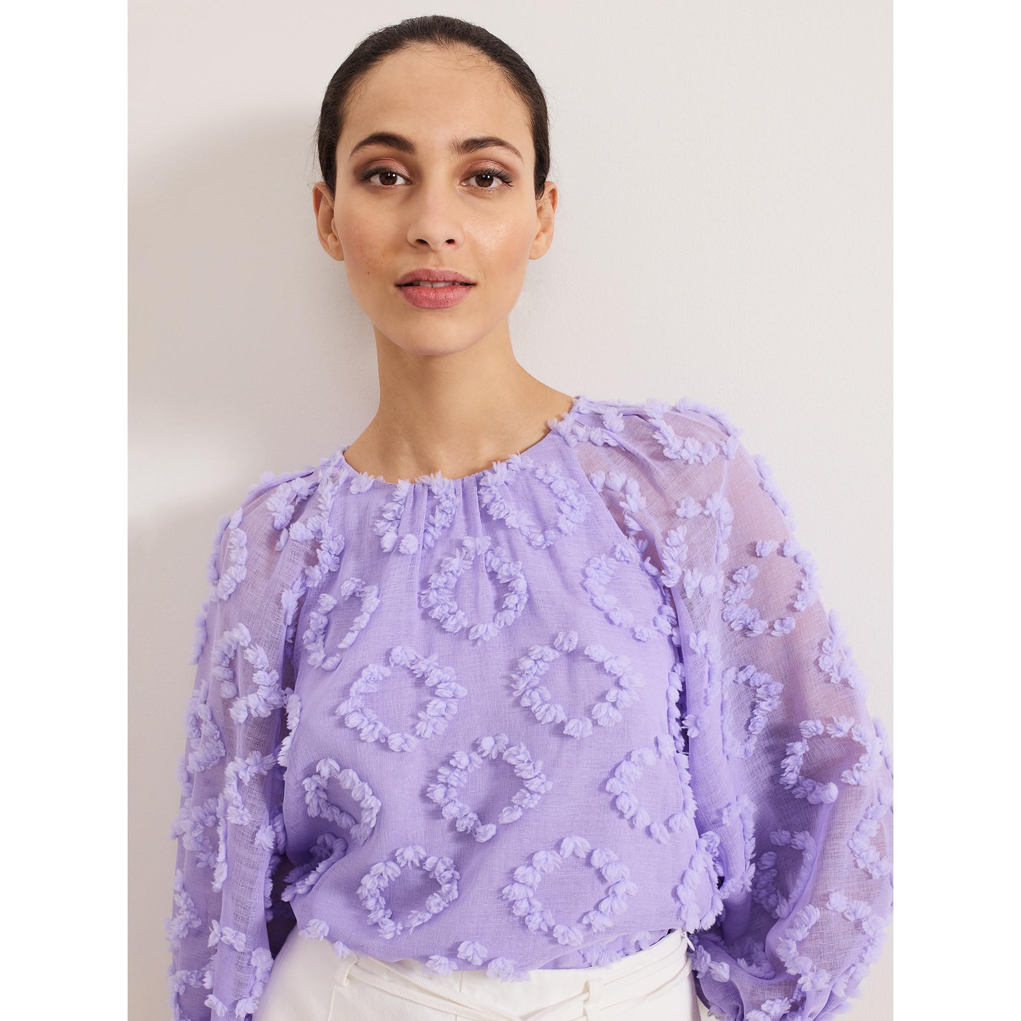 Phase Eight Shayla Diamantmuster Bluse  