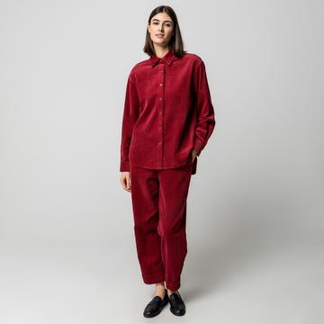 Chemise velours côtelé