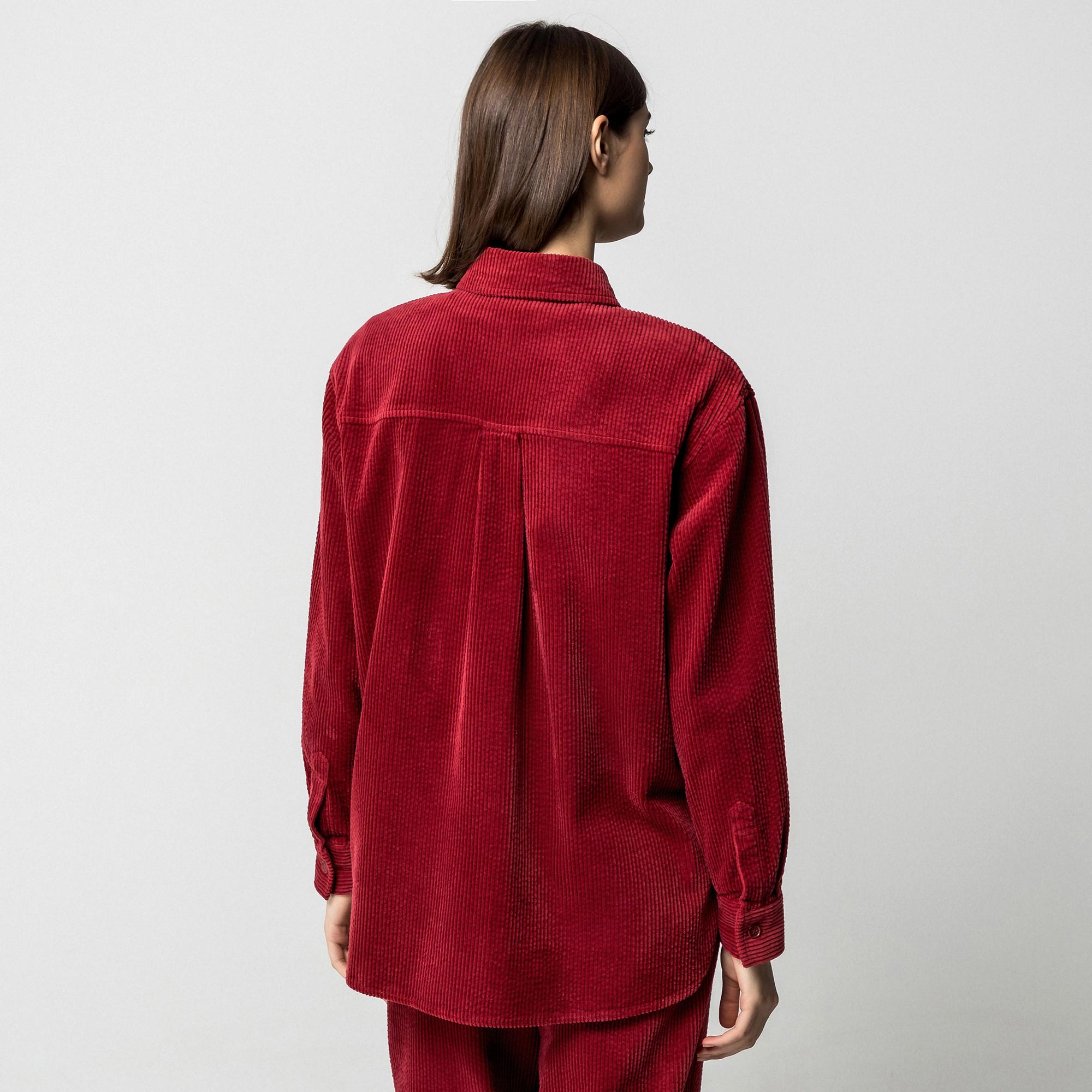 Manor Woman Cord Langarmhemd  