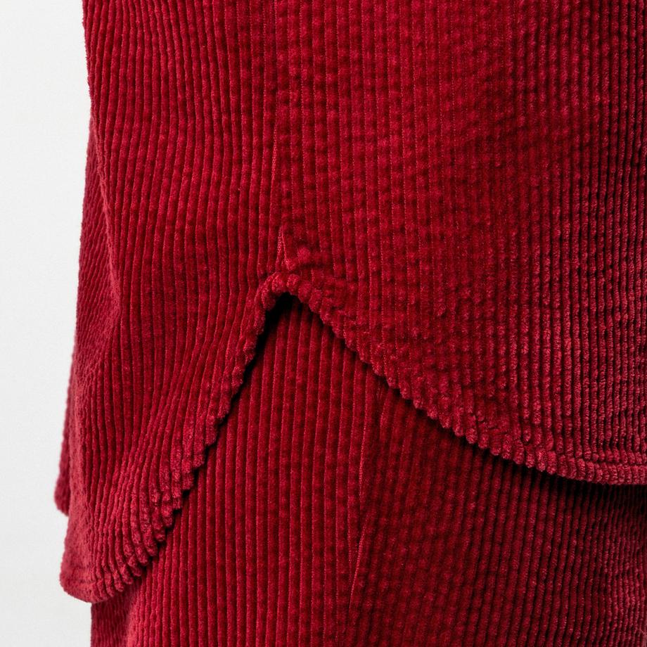 Manor Woman Chemise velours côtelé manches longues  