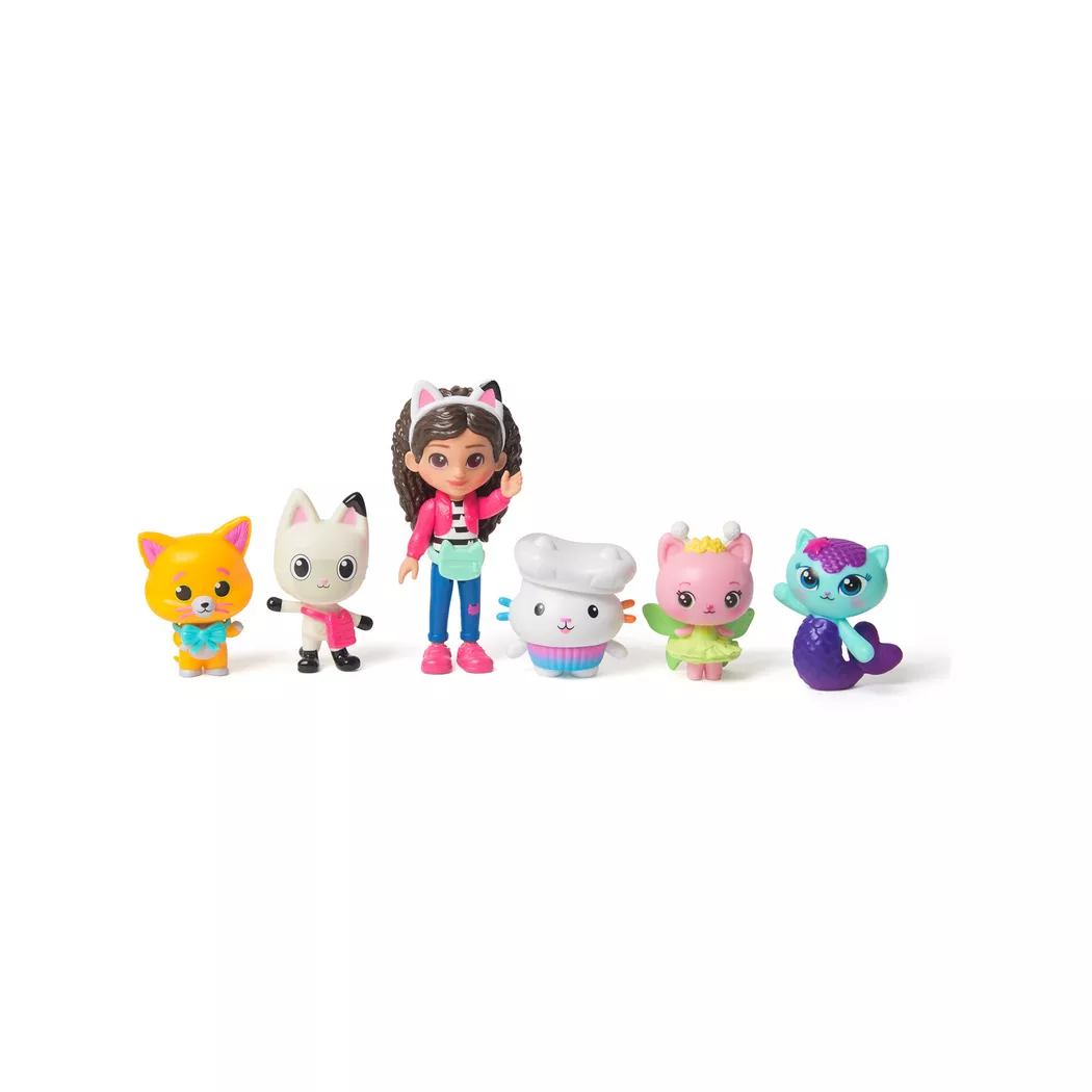 Gabby's Dollhouse Cat-venture Crew Figure Set Multicolor