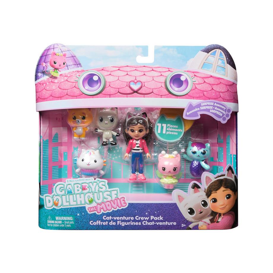 Gabby's Dollhouse  Cat-venture Crew Set regalo di figure 