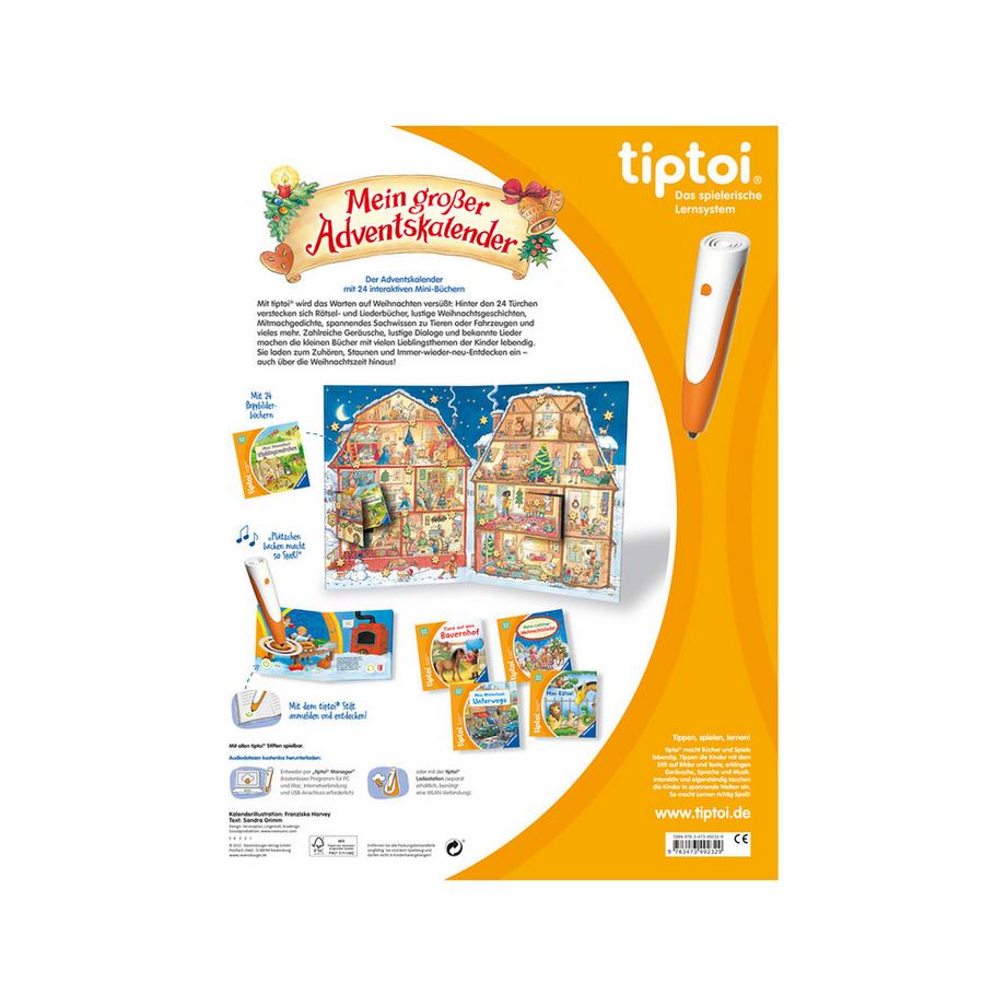 tiptoi  Adventskalender, deutsch 