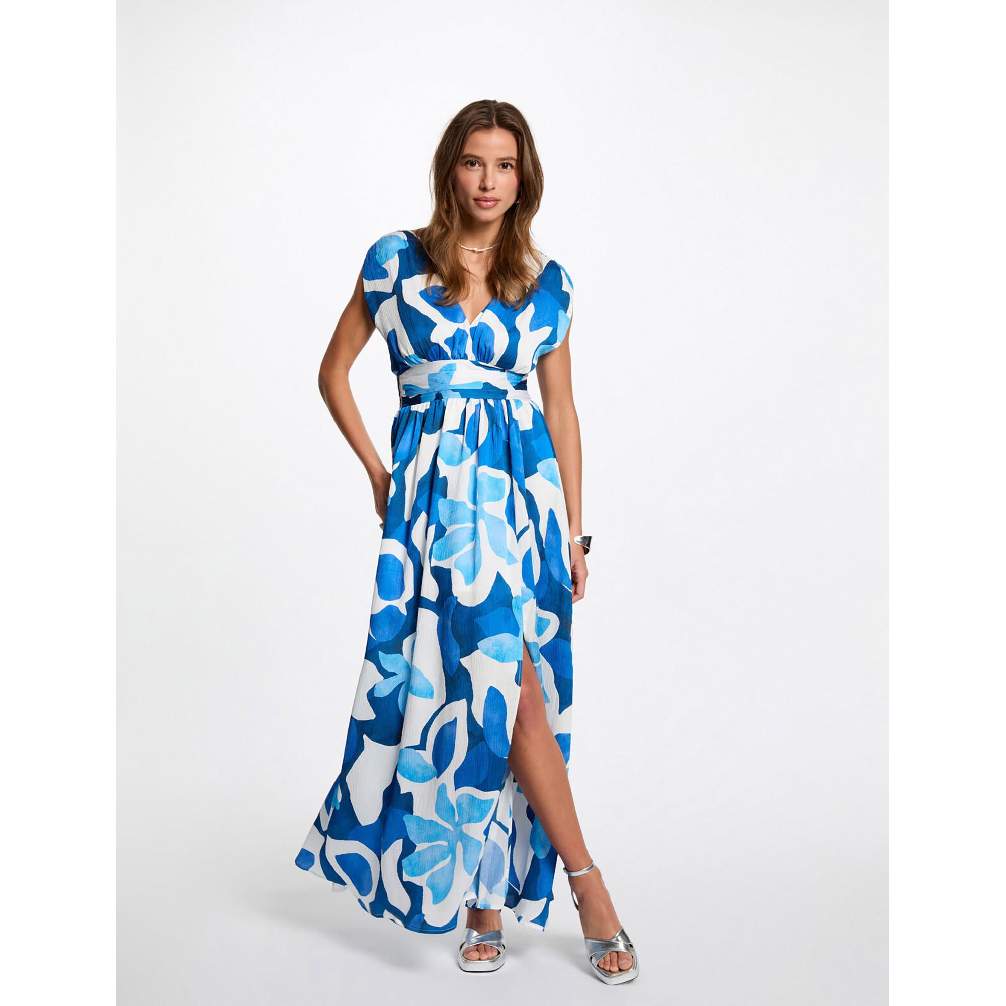 MORGAN Abito Lungo Stampa Floreale  