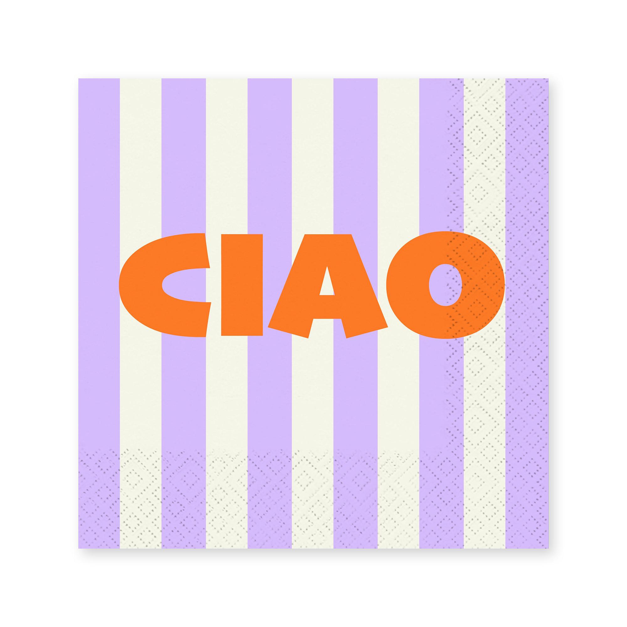 A la Carte Papierservietten, 20 Stück Ciao 