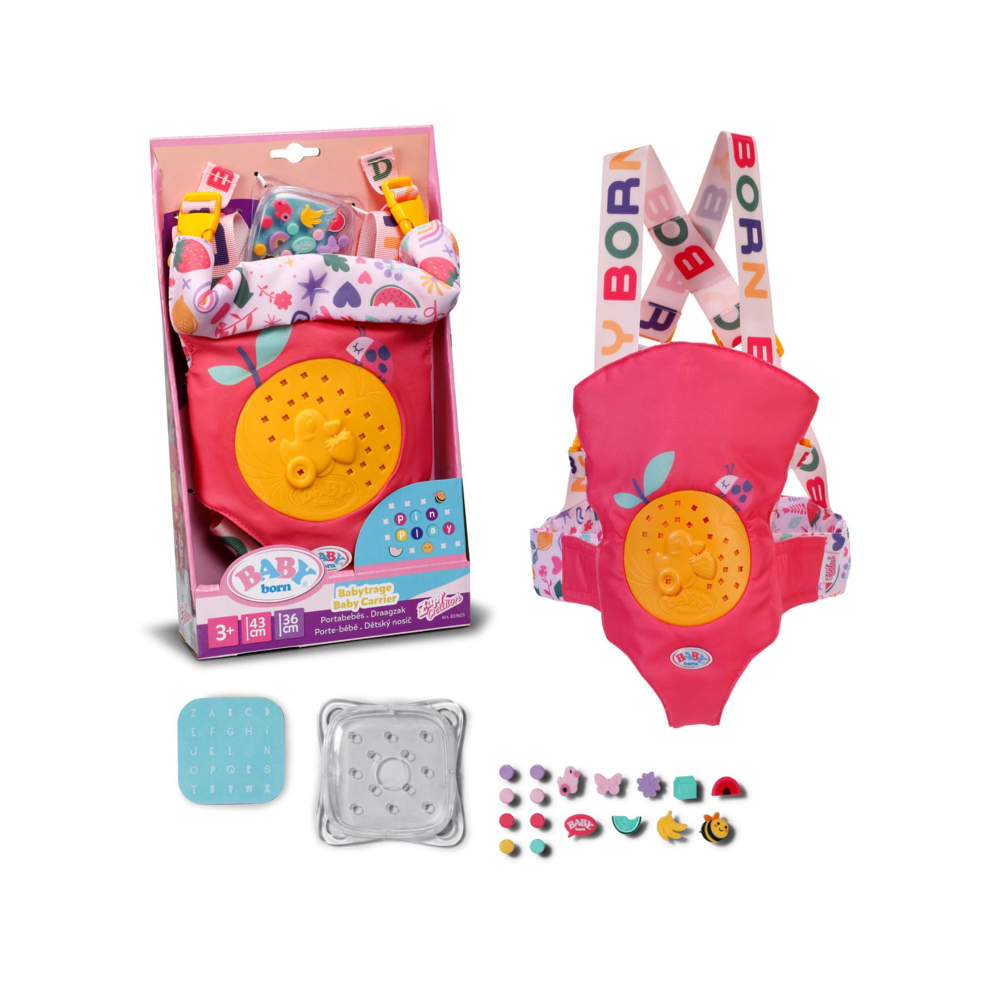 Zapf creation  Baby Born Pinplay Babytrage 