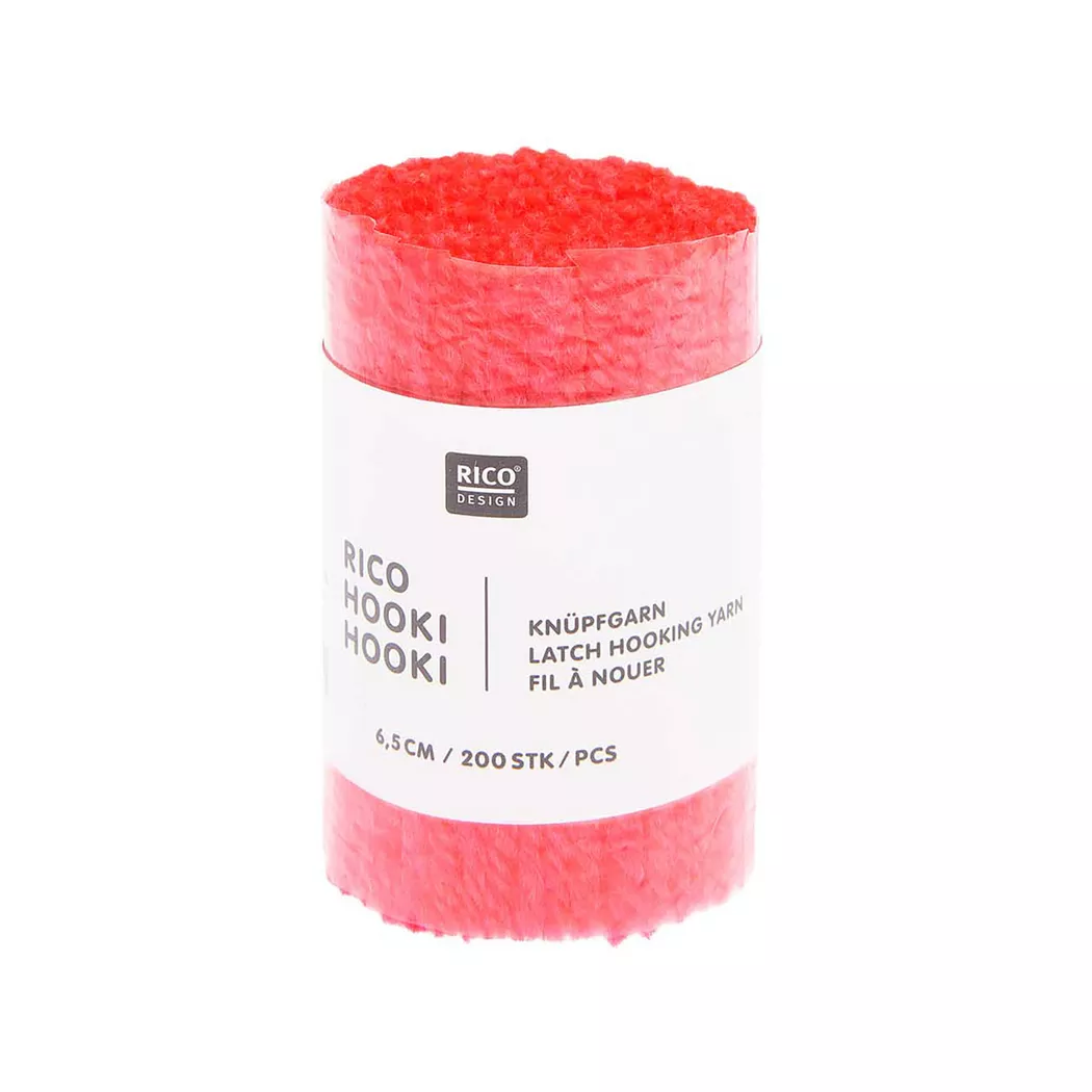 Rico Design Rico Hooki Hooki Knüpfgarn Neonpink