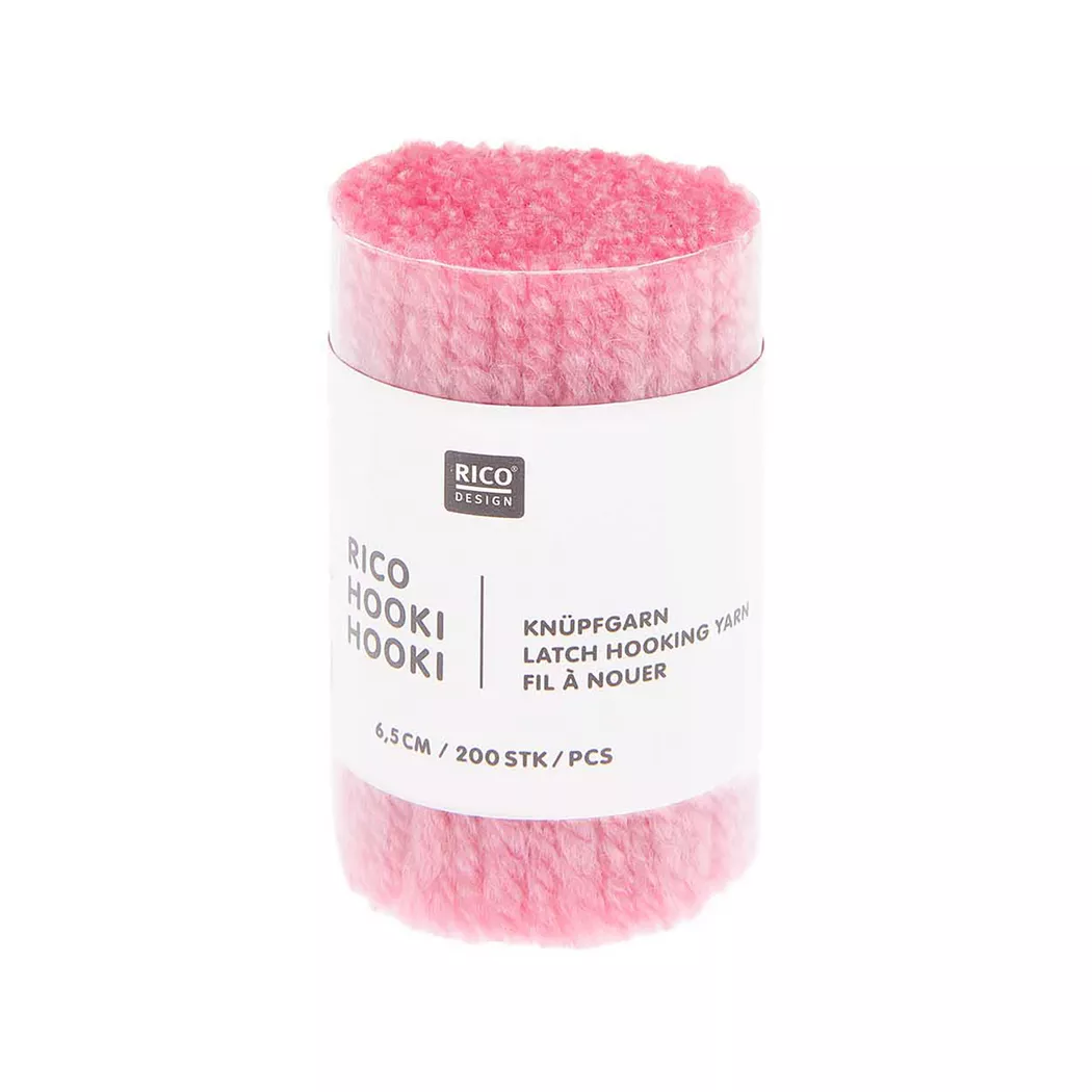 Rico Design Rico Hooki Hooki Knüpfgarn Bonbonrosa