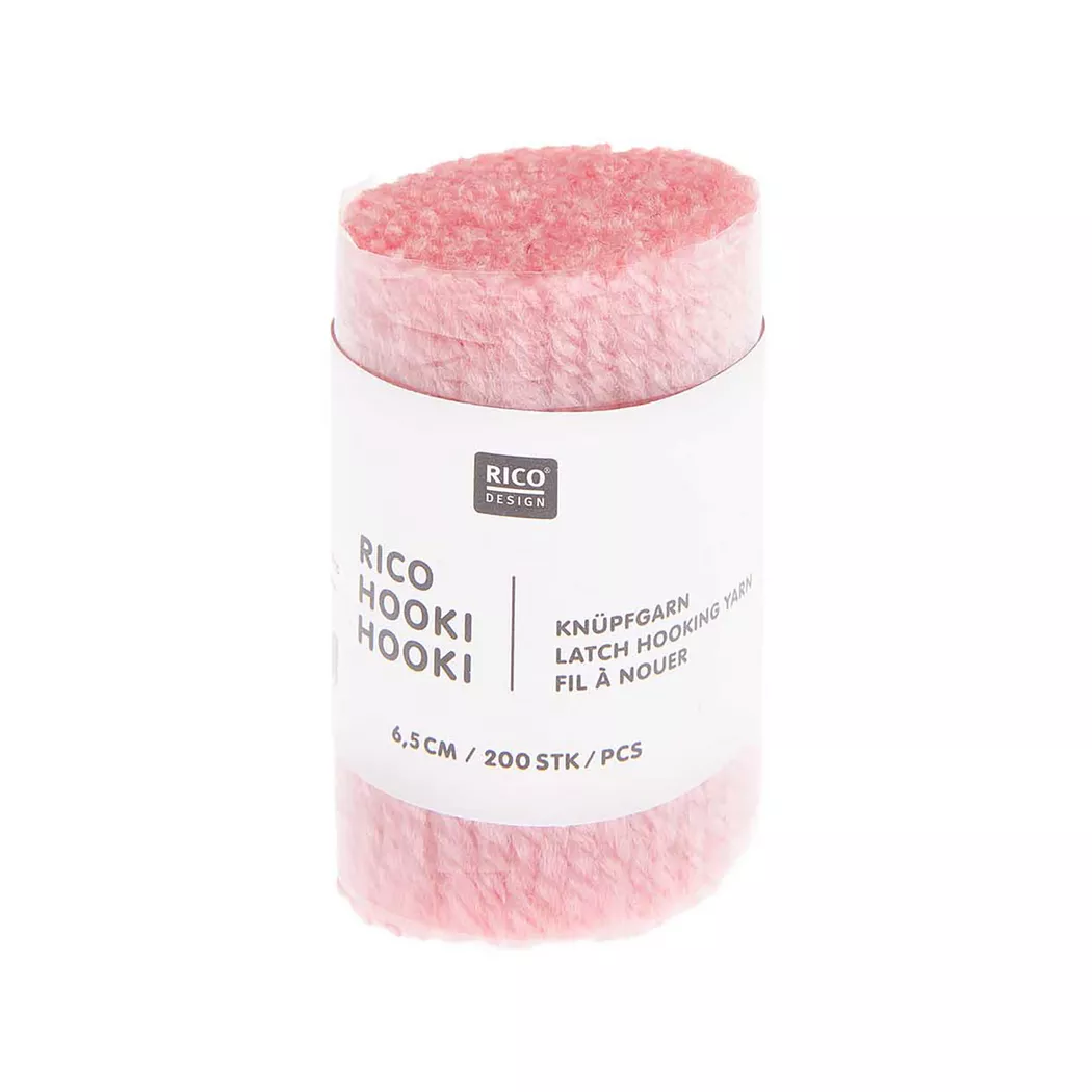 Rico Design Rico Hooki Hooki Knüpfgarn Rosa