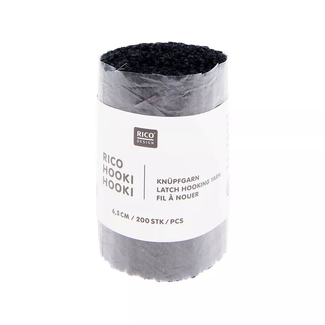 Rico Design Rico Hooki Hooki Knüpfgarn Dunkelblau