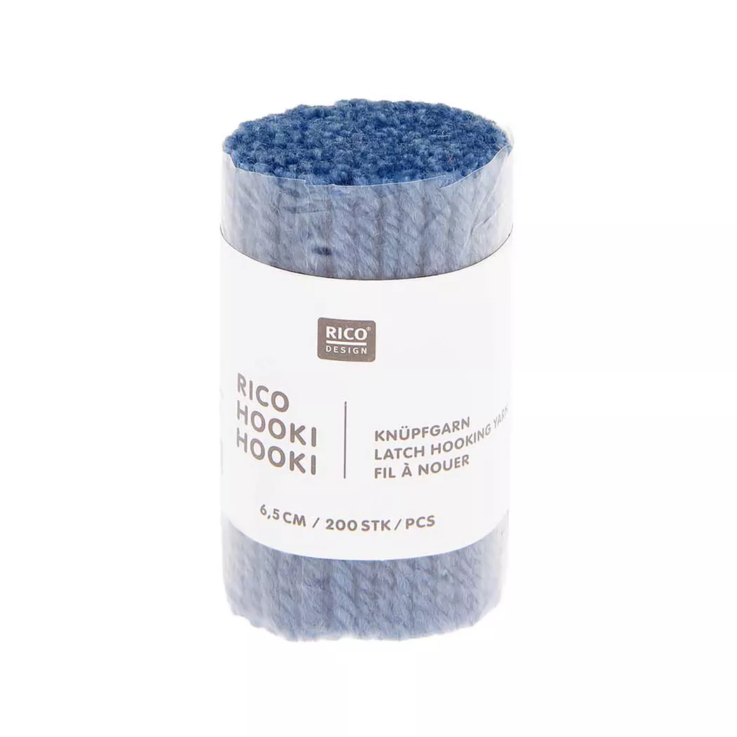 Rico Design Rico Hooki Hooki Knüpfgarn Ozean Blau