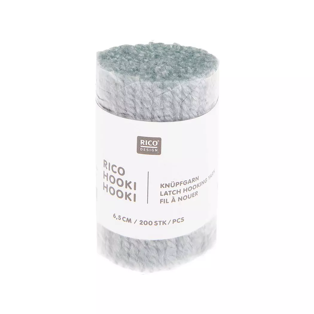 Rico Design Rico Hooki Hooki Knüpfgarn Eisblau