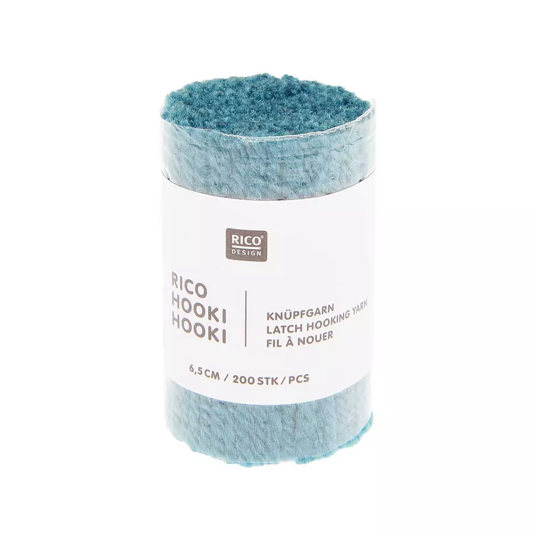Rico Design Rico Hooki Hooki Knüpfgarn Türkis