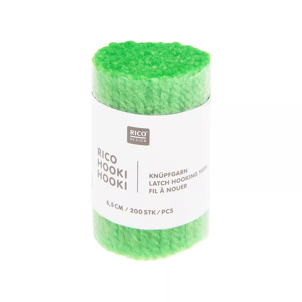 Rico Design Rico Hooki Hooki Knüpfgarn Neongrün