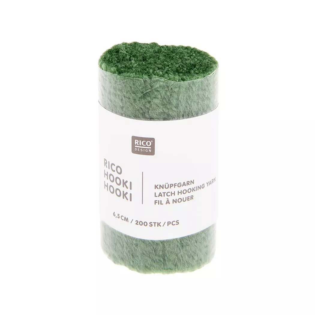 Rico Design Rico Hooki Hooki Knüpfgarn Grün