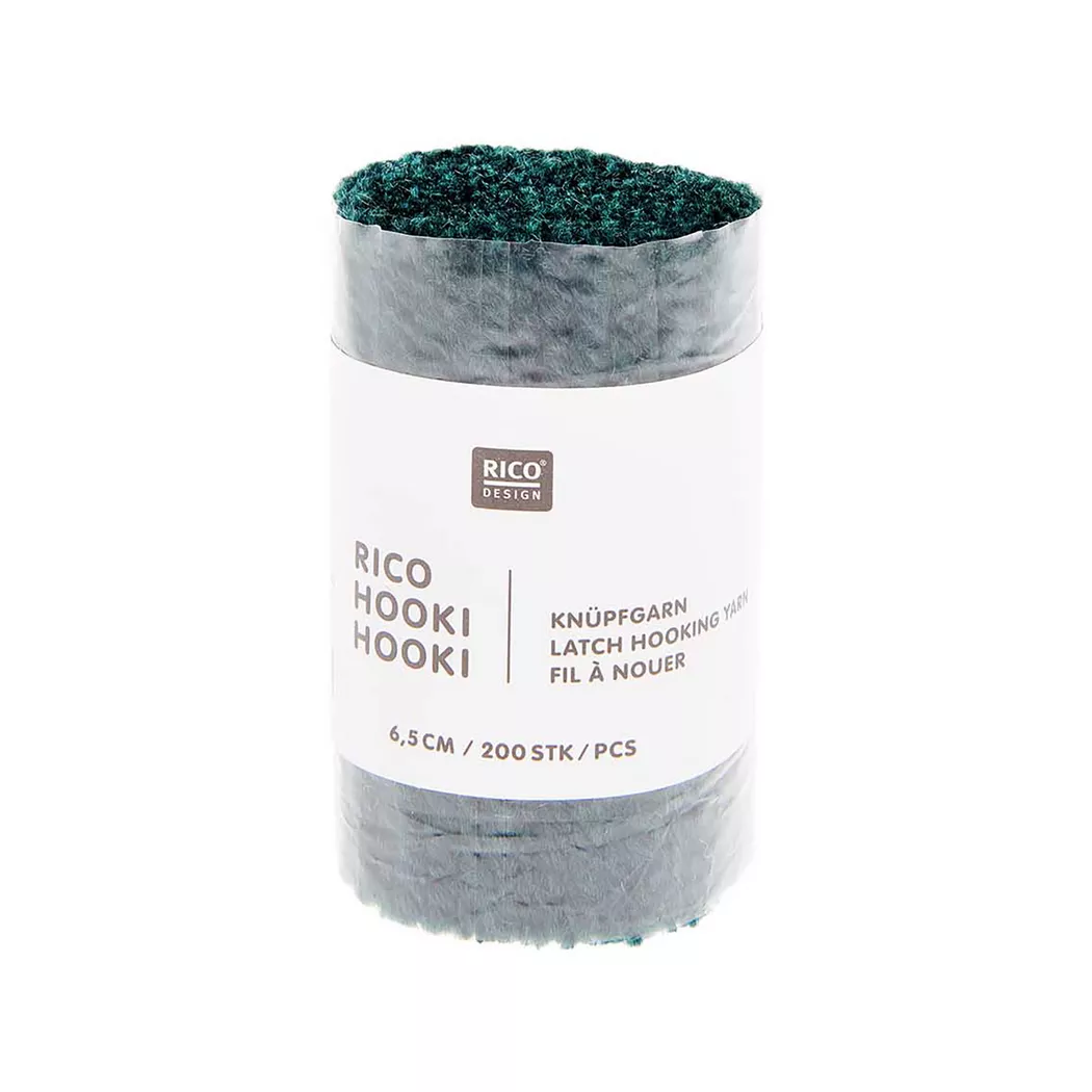 Rico Design Rico Hooki Hooki Knüpfgarn Dunkelgrün
