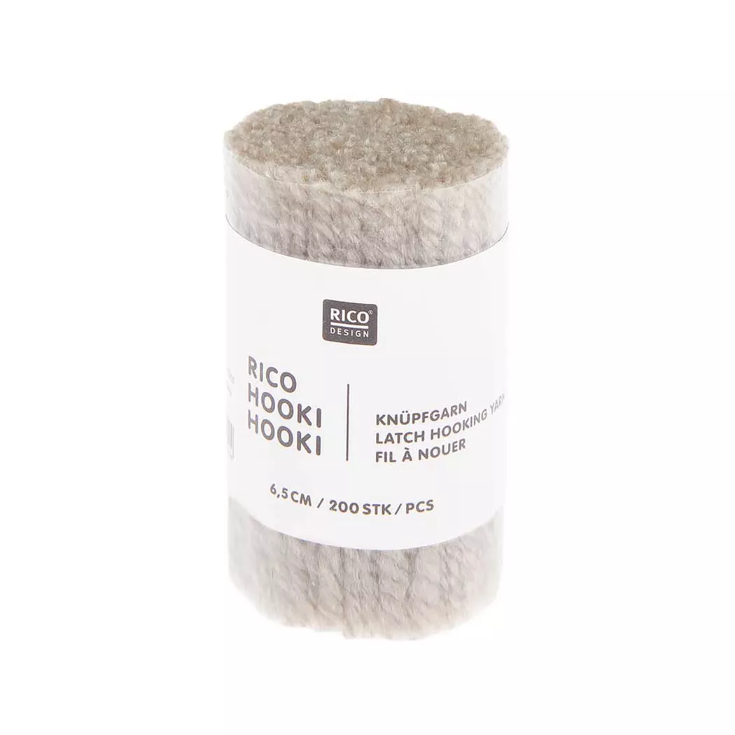 Rico Design Rico Hooki Hooki Knüpfgarn Perlgrau