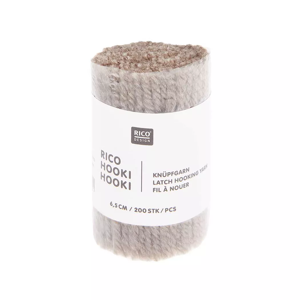 Rico Design Rico Hooki Hooki Knüpfgarn Kiesel