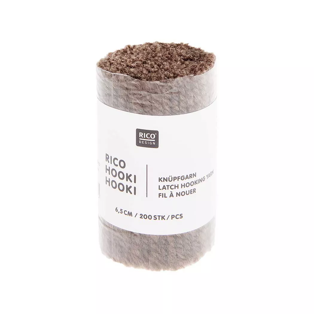 Rico Design Rico Hooki Hooki Knüpfgarn Umbra