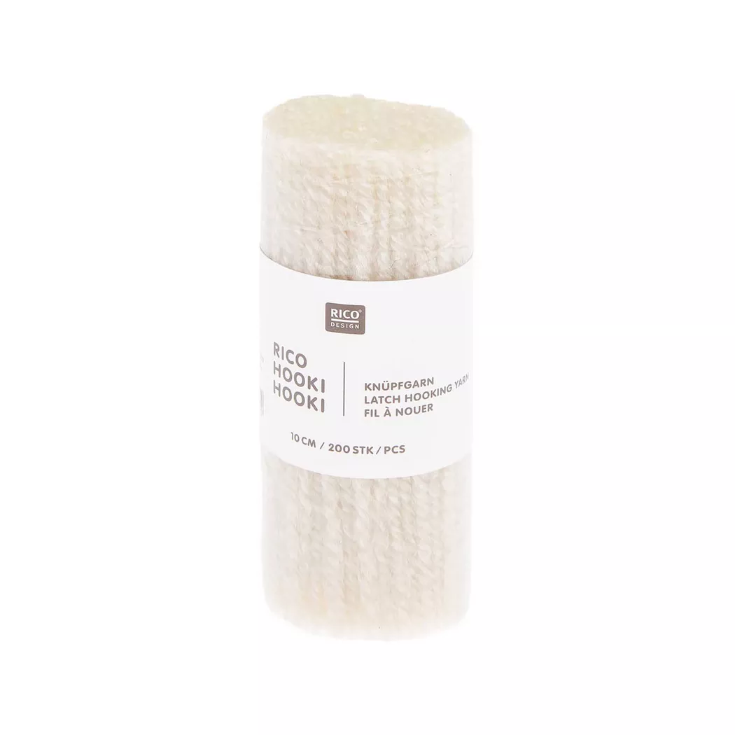 Rico Design Rico Hooki Hooki Knüpfgarn Off White