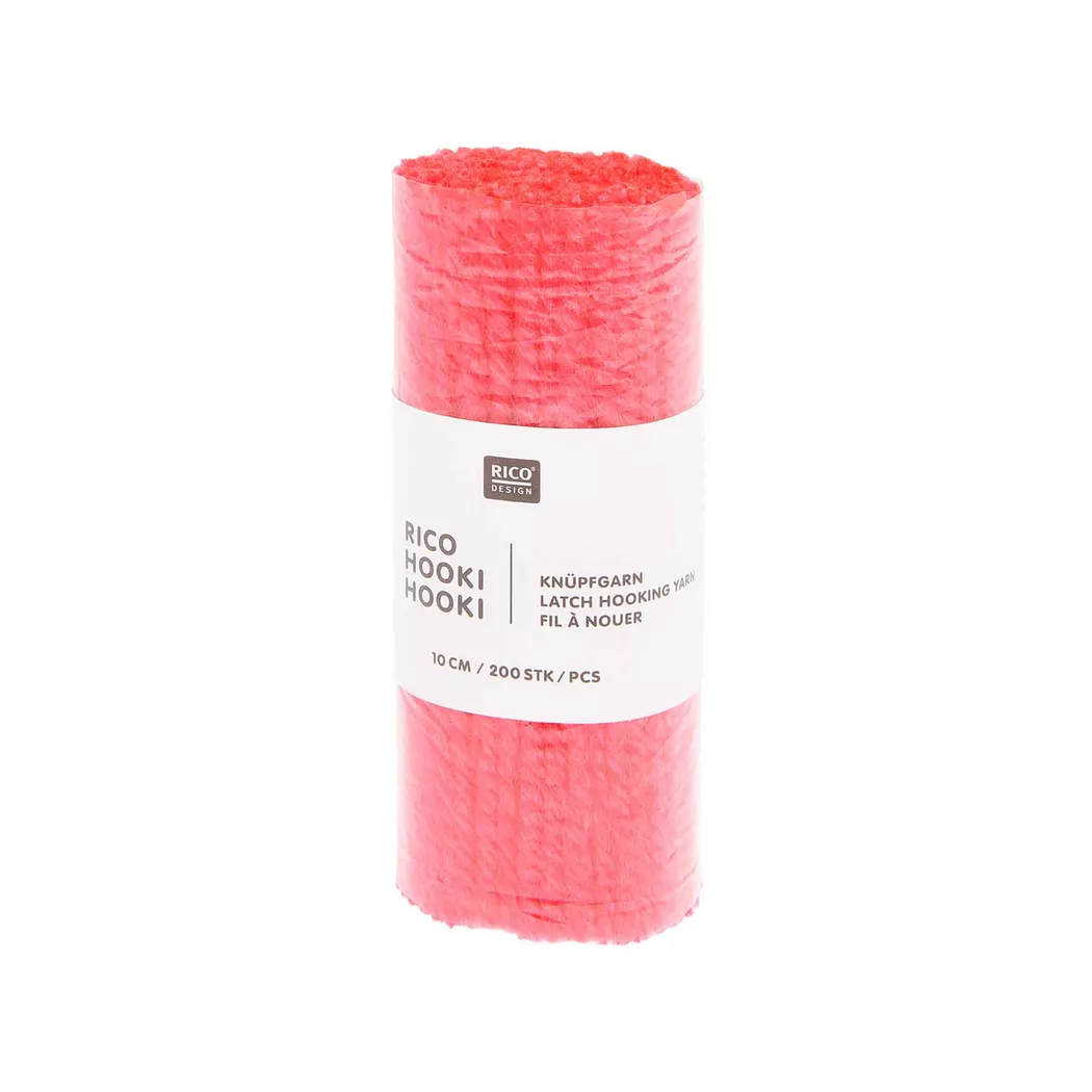 Rico Design Rico Hooki Hooki Knüpfgarn Neonpink