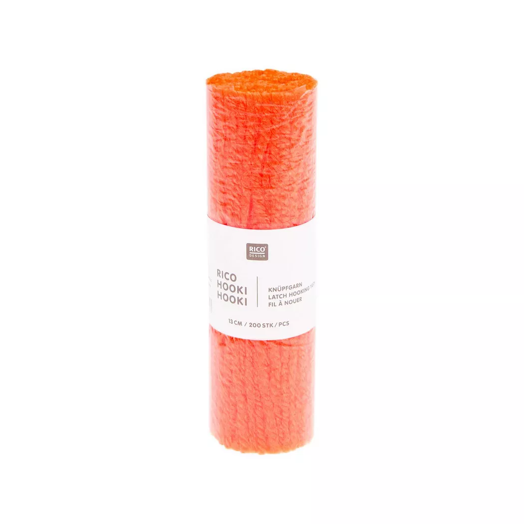 Rico Design - Knüpfgarn, 13cm, Orange