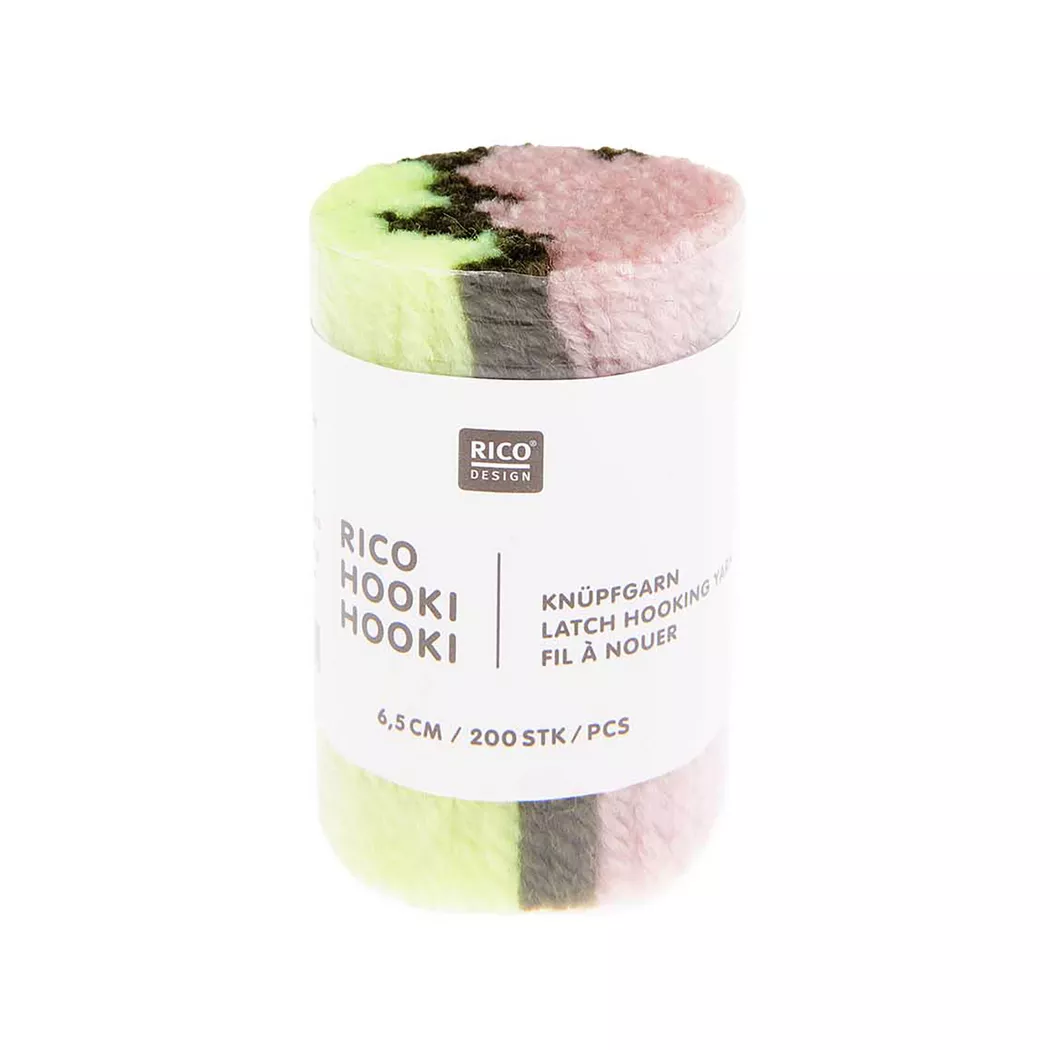 Rico Design Rico Hooki Hooki Knüpfgarn marmoriert Hellflieder
