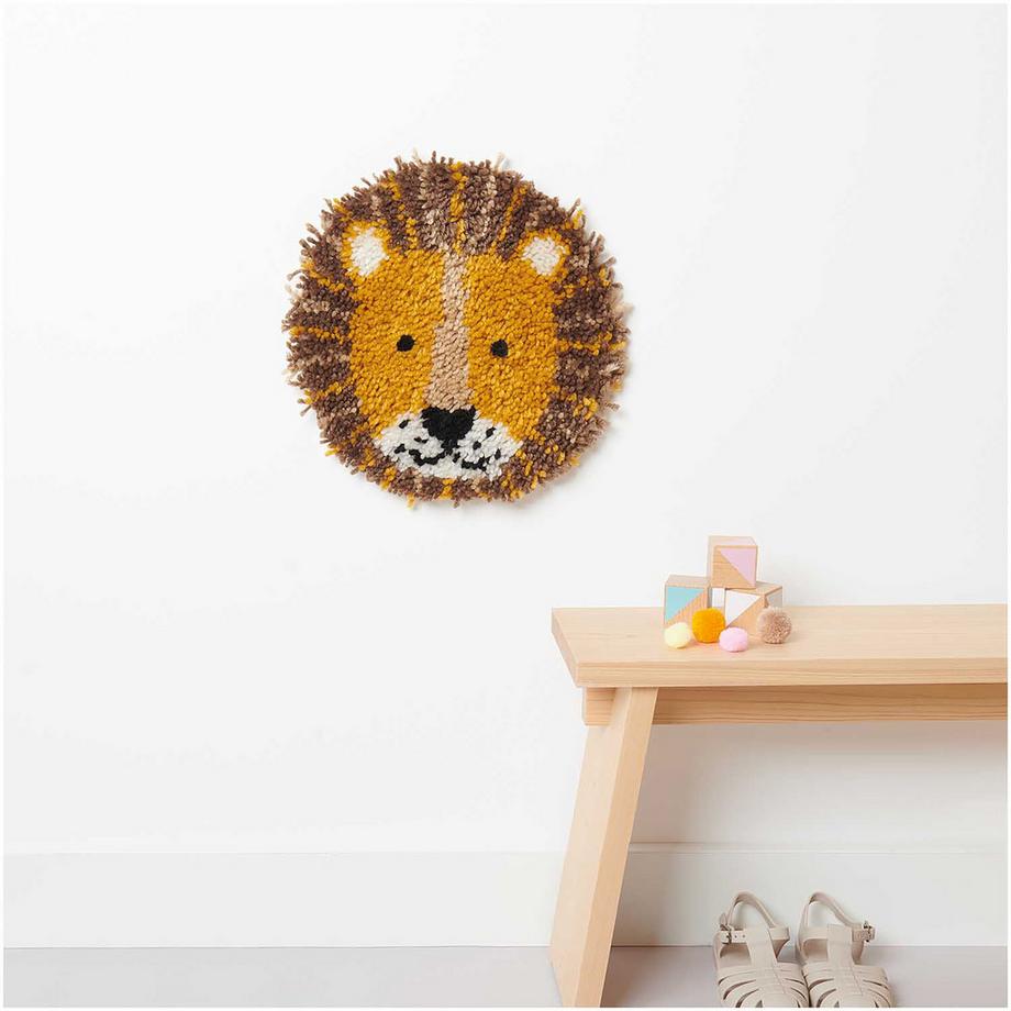 RICO-Design Kit de nouage Tapisserie Lion 
