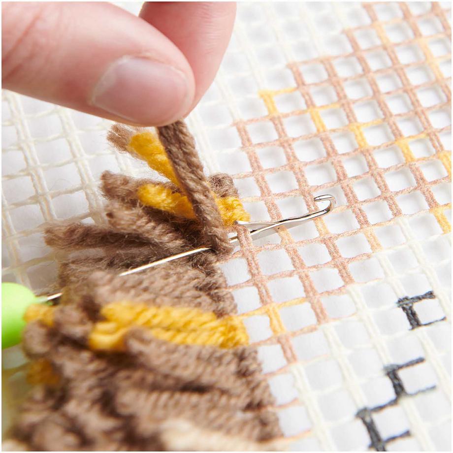 RICO-Design Kit de nouage Tapisserie Lion 