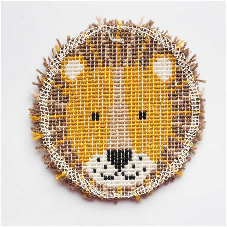 RICO-Design Kit de nouage Tapisserie Lion 