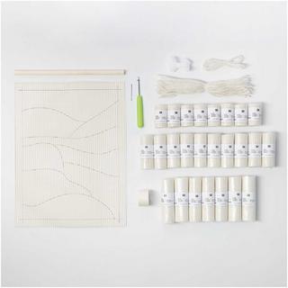 RICO-Design Kit de nouage Tapisserie Paysage Blanc 
