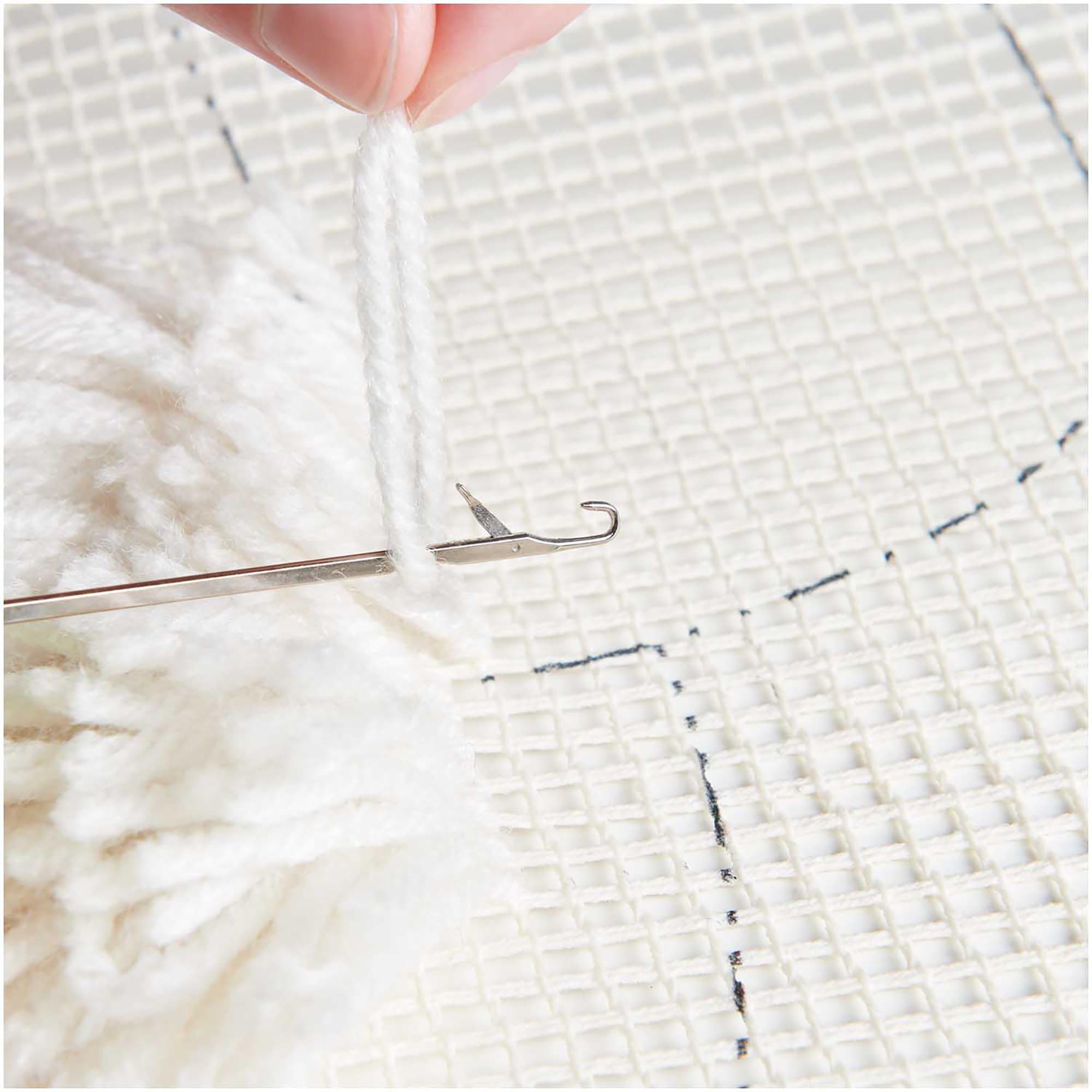 RICO-Design Kit de nouage Tapisserie Paysage Blanc 