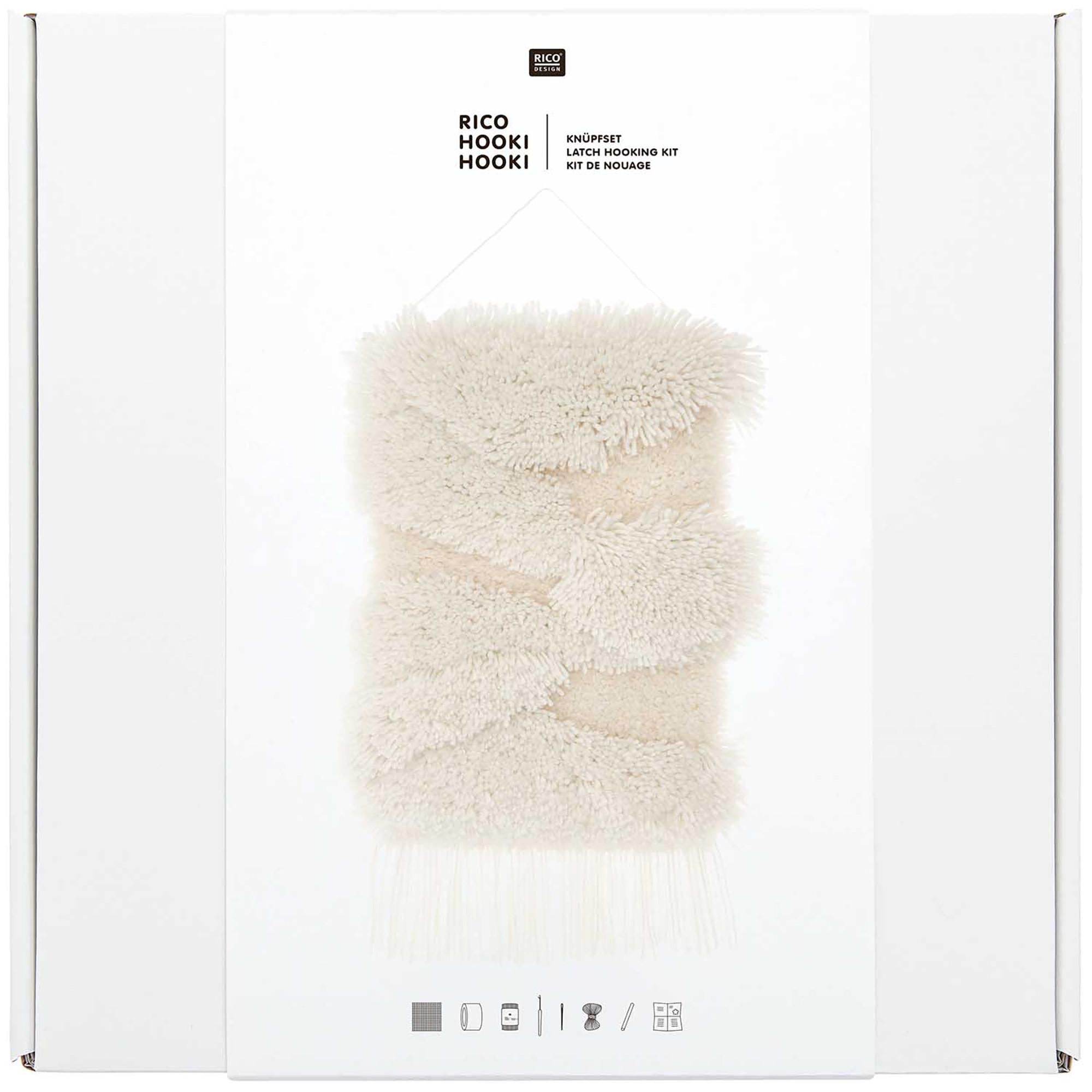 RICO-Design Kit de nouage Tapisserie Paysage Blanc 